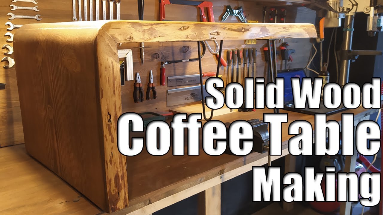 $ 30 for Solid Wood Coffee Table Making, How to Make a Solid Coffee ...