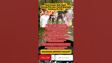 VARREL CEMBURU LIHAT FUJI NAIK MOTOR SAMA PRIA LAIN #fyp #short #shorts #trending #viralvideo