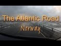 Атлантическая дорога (Норвегия) в шторм / The Atlantic Road in December, Full Storm / Full HD