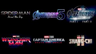 MARVEL PHASE 5 AND PHASE 6 UPDATED RELEASE SLATES