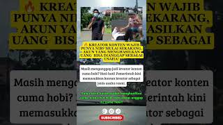 KONTEN KREATOR PUNYA NIB? #viral