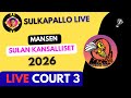 Kenttä 3 | Mansen Sulan Kansalliset Sulkapallokisat