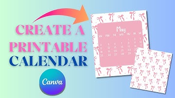 Create a Printable May 2025 Calendar in Canva| Free Calendar #digitalplanners #canvatutorial #canva
