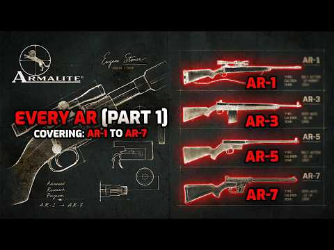 Every AR ArmaLite Ever Made | Ep.1 AR-1 Through AR-7