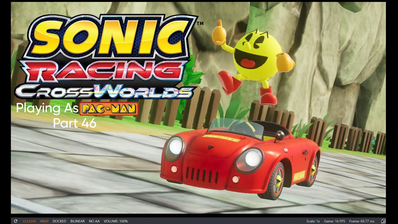 Sonic Racing CrossWorlds Playing As Pac-Man Part 46
