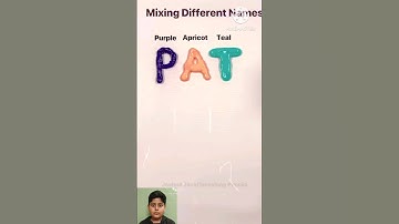 what color do Mixed names make #colormixing #paintmixing #colors