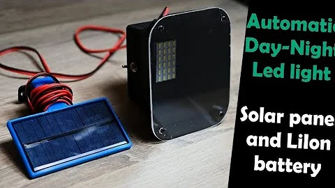 diy smart solar Lamp this turns on automatically at night