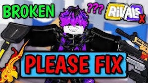The main problem with Rivals right now on Roblox: Me playing rivals