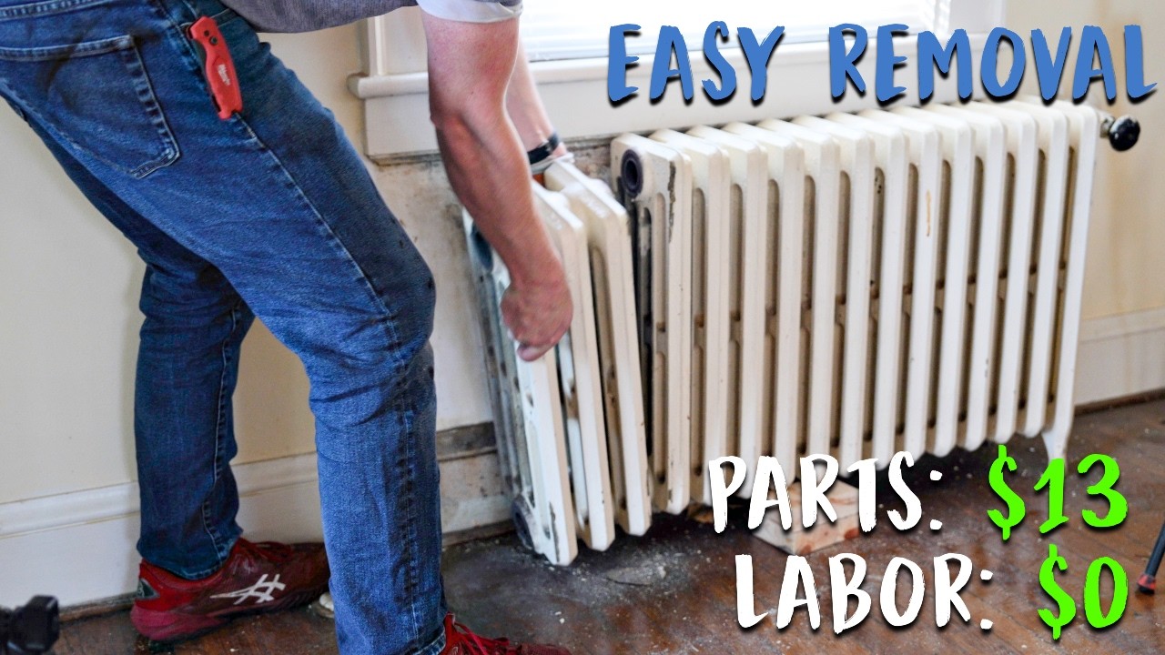 Steam Radiators Remove How to remove any steam radiator by yourself - YouTube