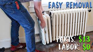 How to remove any steam radiator by yourself