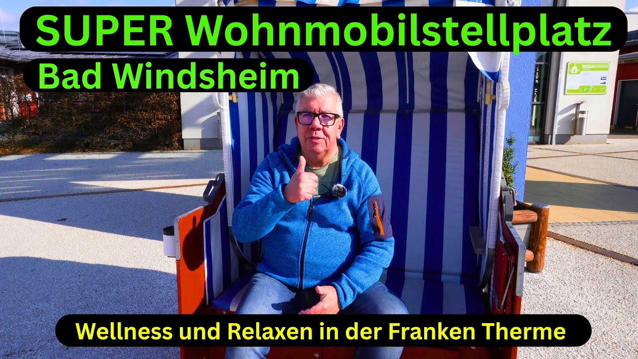 Wohnmobilstellplatz Bad Windsheim Camping & Wellness kombiniert Franken Therme ist zu Fuß erreichbar