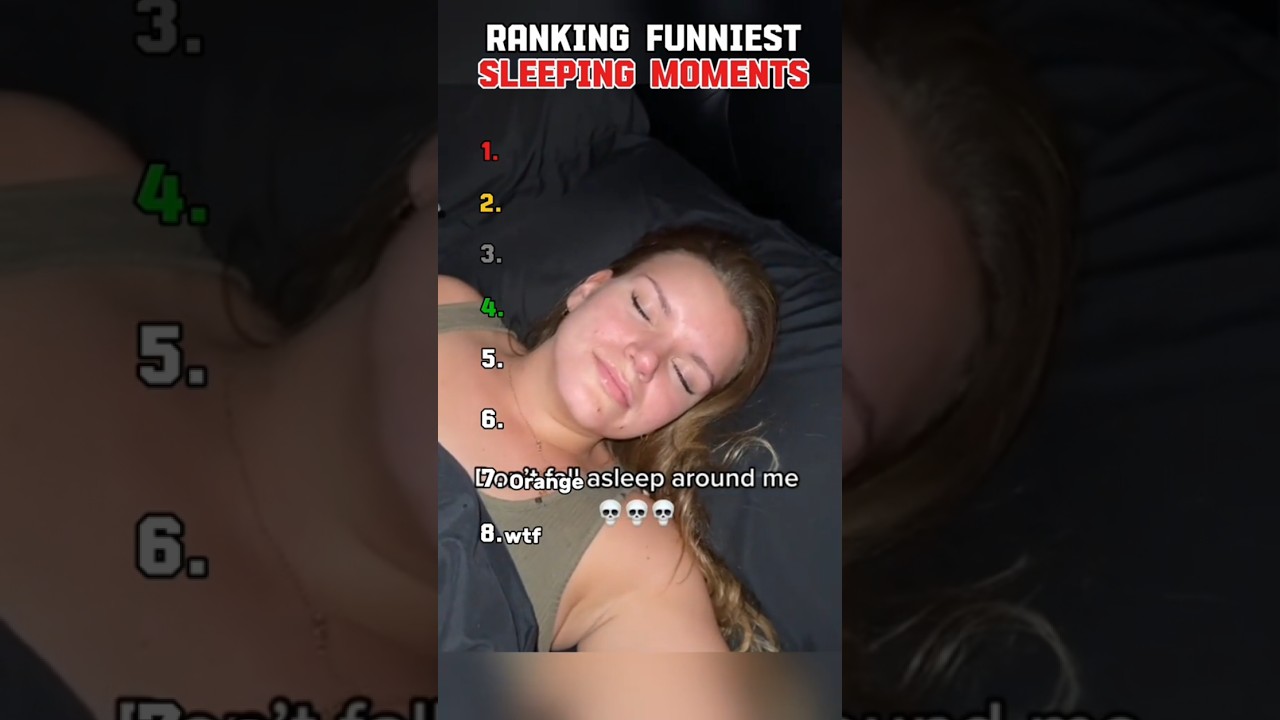 Ranking funniest sleeping moments 