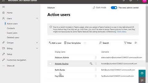 20345-1 Demo 45 Provisioning Users, Groups, and Mailboxes in Office 365