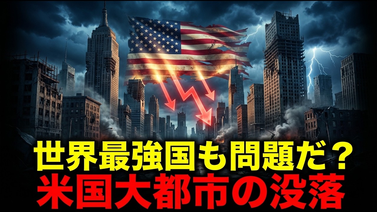 世界最強国の没落？アメリカの大都市が一夜にして巨大な「ゴーストタウン」へと変貌した恐ろしい理由