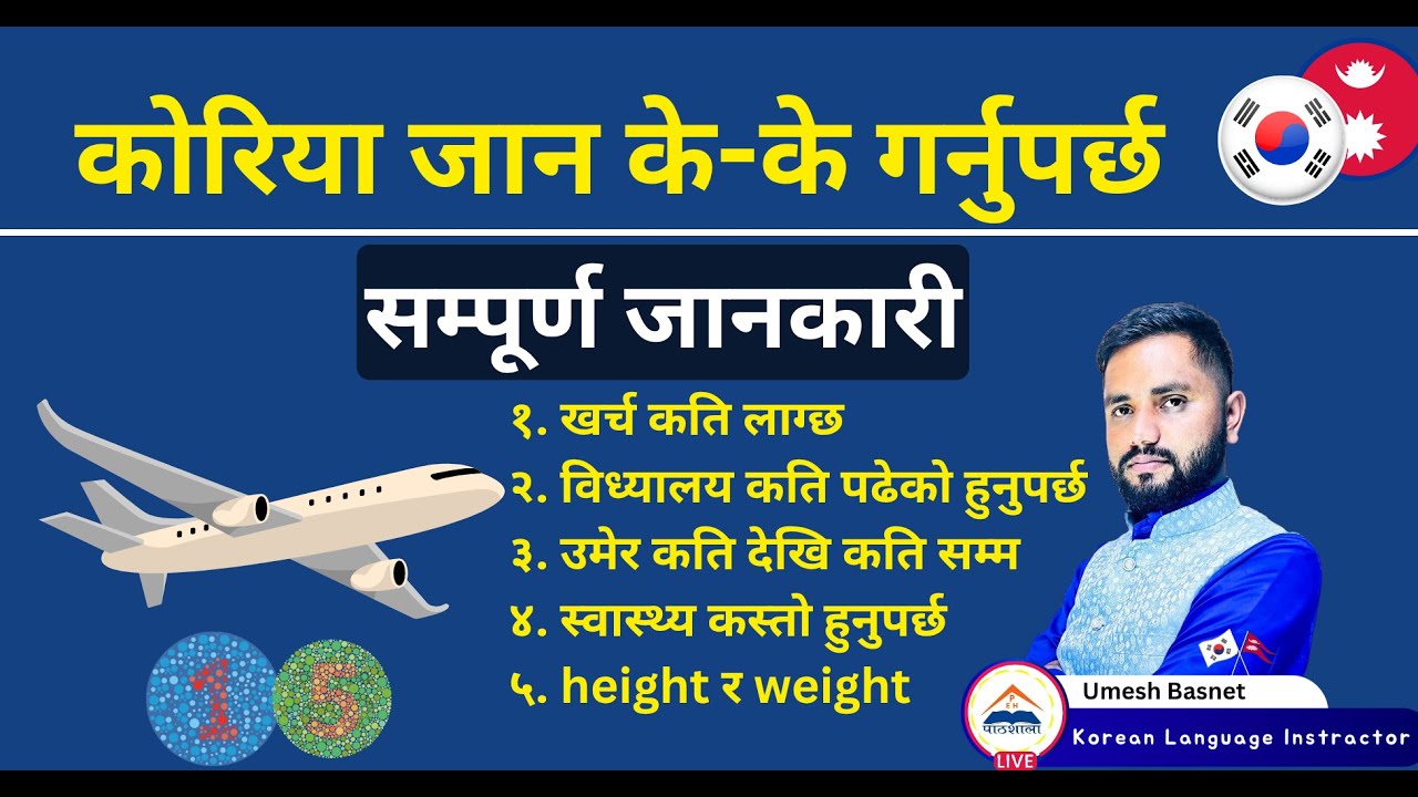 कोरिया जान के-के गर्नुपर्छ? सम्पूर्ण जानकारी