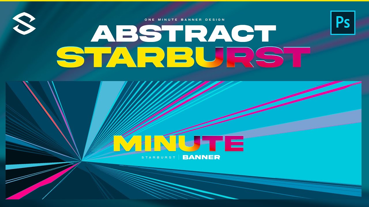 Creating a 1 Minute Background in PS: Abstract Starburst