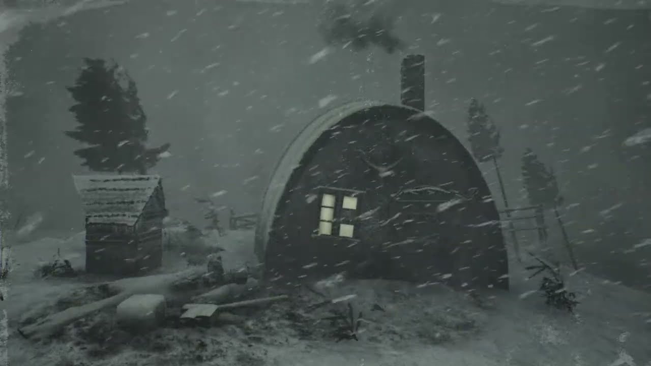 Gentle Snowfall at Midnight | Soft Night Snow and Quiet Wind Calm - YouTube