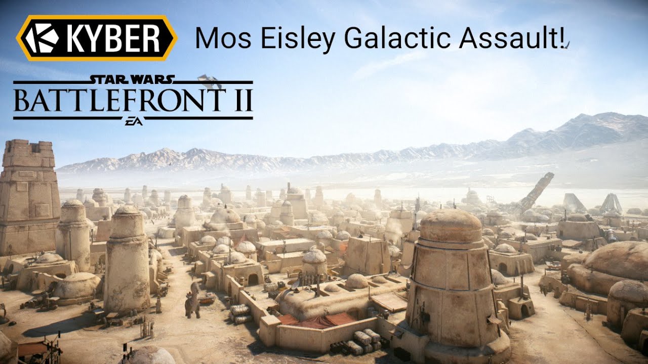 Kyber launcher! Star Wars Battlefront 2 - Galactic Assault on Tatooine with Bots