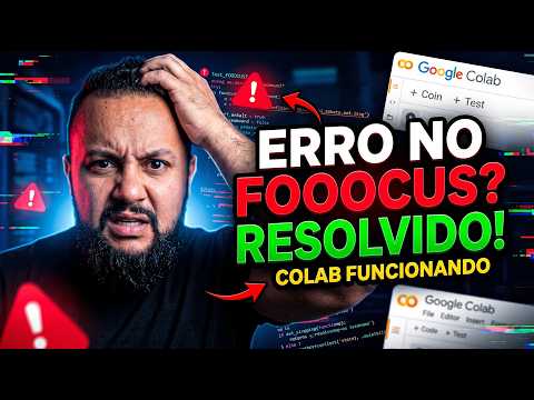 Fooocus Colab dando erro? Isso Resolve!