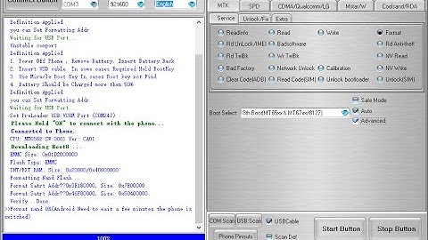 How Read Write Media Tek Phones Preloader With Miracle Box ..