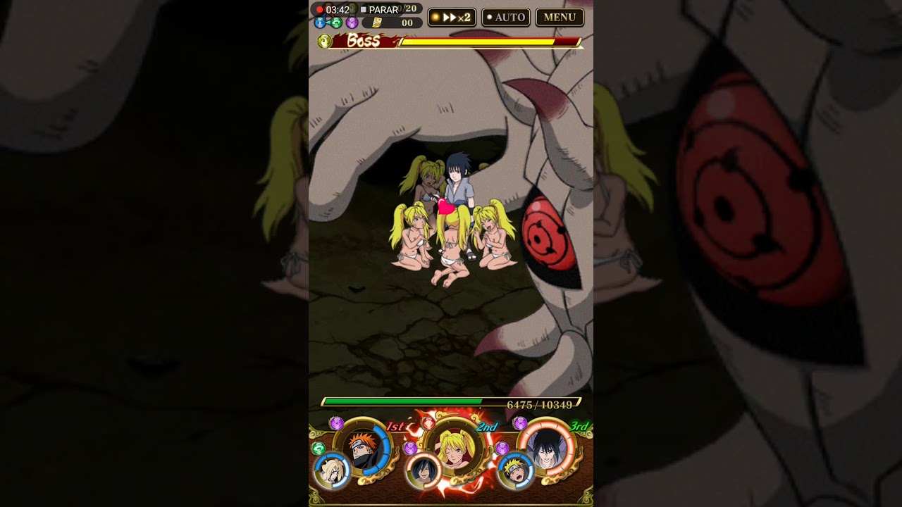 Susanoo Sasuke 156k damage critical Naruto blazing