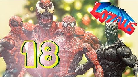 SPIDER-MAN STOP MOTION Action Video Part 18 with Black Panther 
