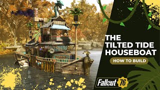 I Built a Whimsical Houseboat in Fallout 76! ⚓🐉 | CAMP Build & Tutorial