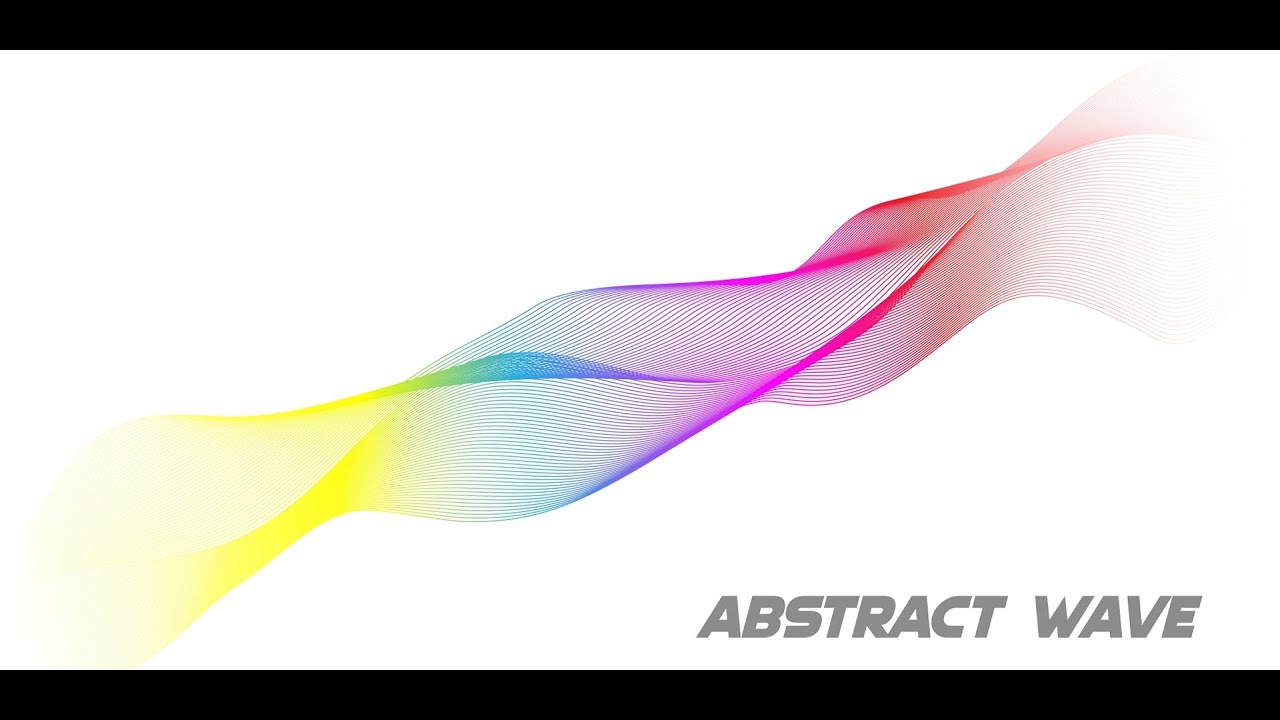 Abstract Wave Design Tutorial in Adobe Illustrator - YouTube