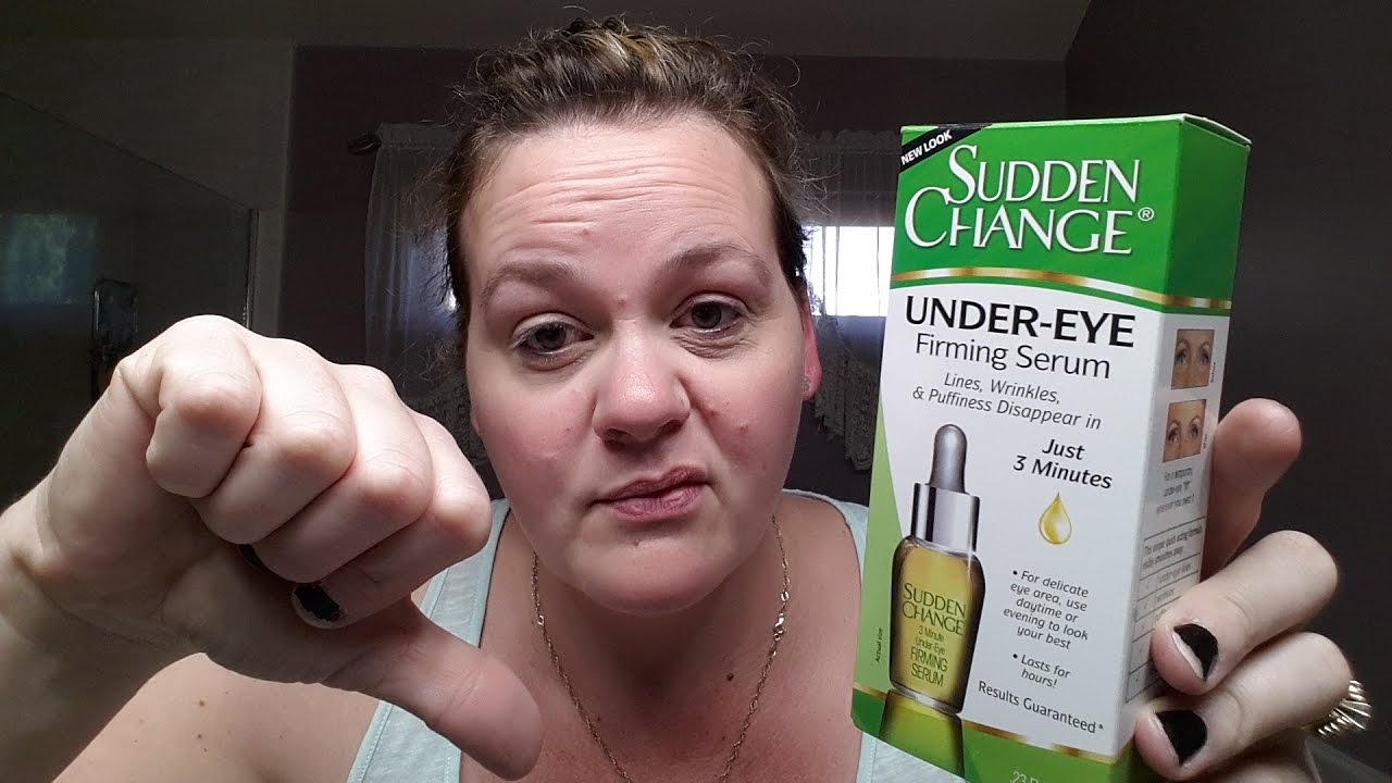 Sudden Change UNDER-EYE Firming Serum Review with Demos - YouTube