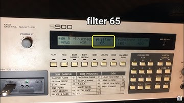 MFB Tanzbär & Akai S900 filter   Sounds comparison