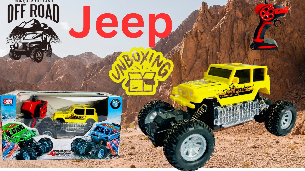 Rc off Road Expensive 🤯Rally jeep unboxing Remote control Rc yellow ...