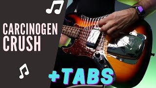 AFI - "Carcinogen Crush" (Bass Cover w/ Tabs On Screen)