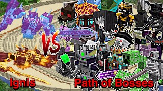 Minecraft | Test Video | Ignis (L_Ender 's Cataclysm)VS Path of Bosses