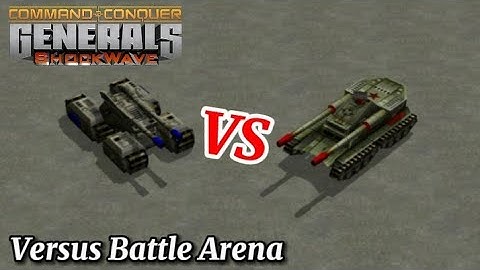 C&C Generals Versus Battle - Mammoth vs Overlord