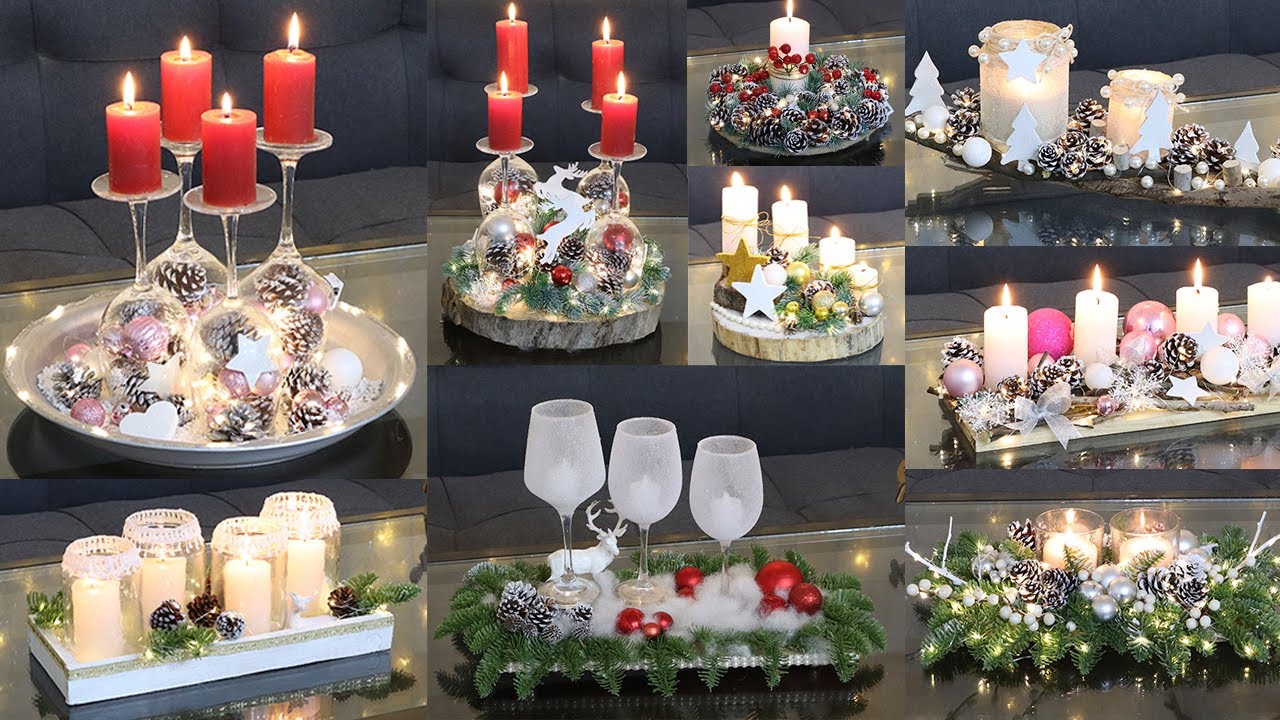 12 Christmas Candle Decoration Ideas | Diy Christmas Decorations ...