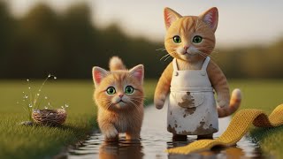 Soggy Heroic Kitten Tugboat! A Flood Rescue Goes HILARIOUSLY Wrong - Funny Cat Videos