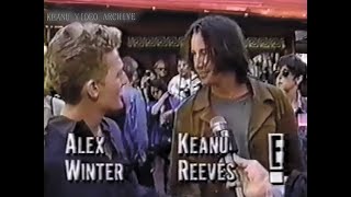 1991 Keanu Reeves and Alex Winter \/ Bill \& Ted's Bogus Journey \/ Premiere LA