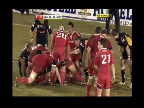 Tony Buckley Try vs Newport Dragons Magners League...