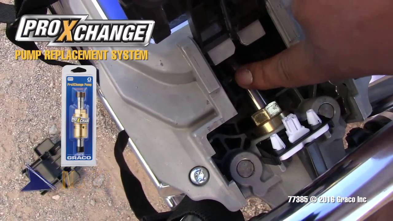 Graco GX21 Замена насоса