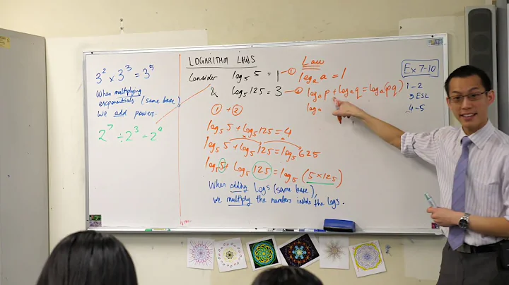 Logarithm Laws (2 of 3: Subtracting logarithms)