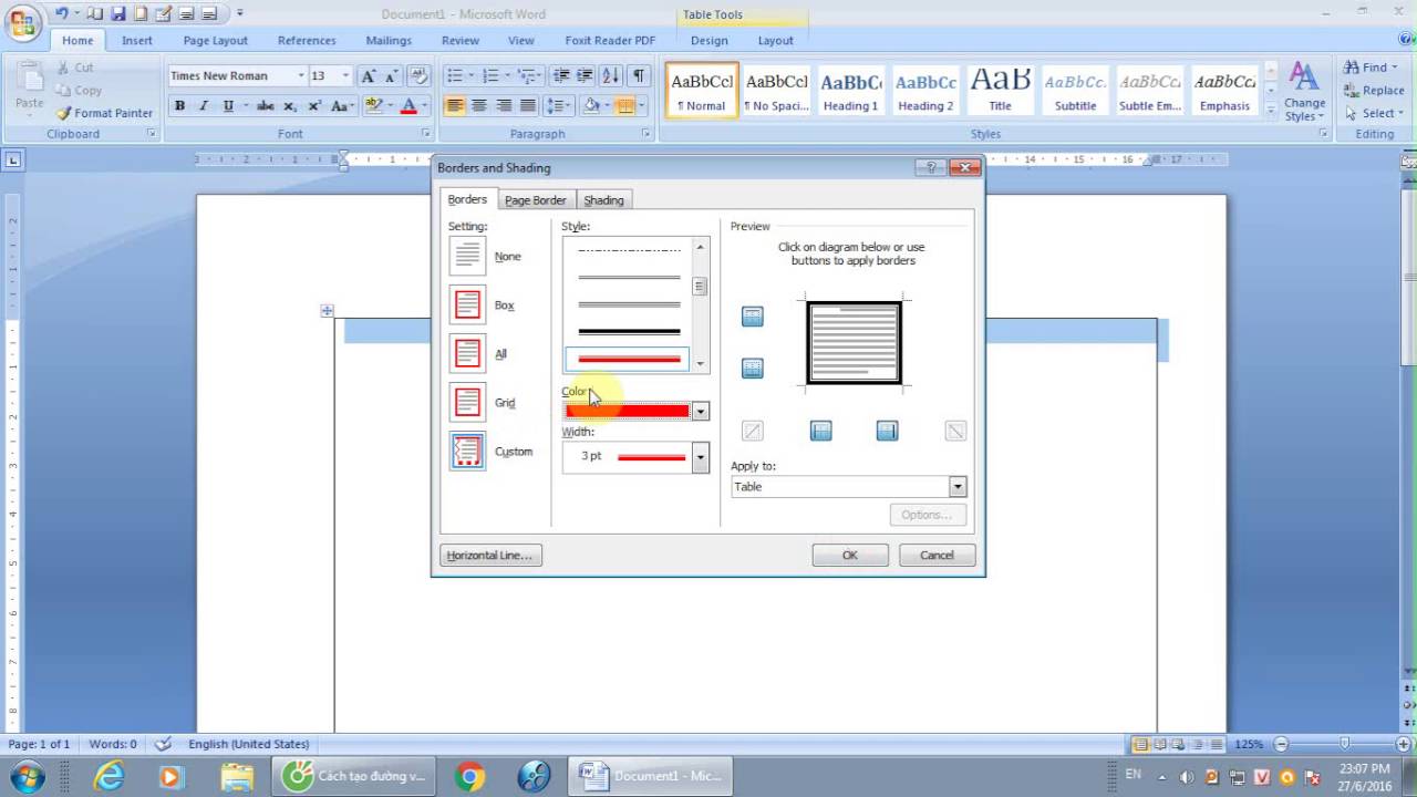 Hướng dẫn cách tạo khung trong Word 2010, 2013, 2016, 2019