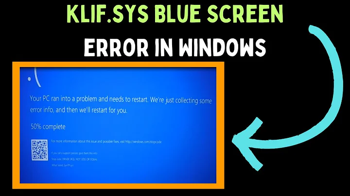 How to Fix Klif.sys Blue Screen Error in Windows 11