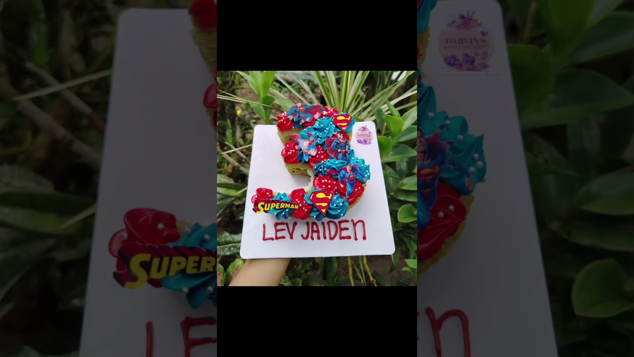 Number 3 Superman Theme Cake🎂😍 