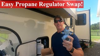 Replacing A Propane Regulator On Your RV | Auto Changeover Propane Regulator
