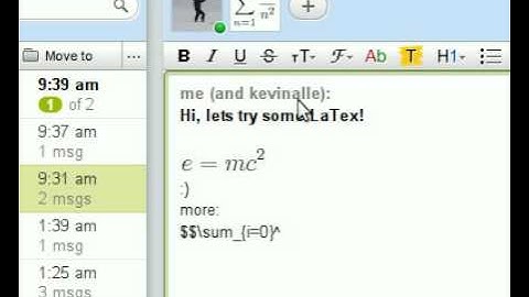 LaTeXy robot (google wave) demostration