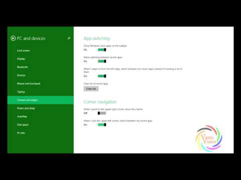 Disable Charm Bars in windows 8