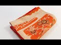 古い帯で作るとっても簡単なウエストすっきりタック入りスカートA lovely skirt that can be easily made using an old obi
