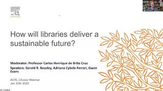 How will libraries deliver a sustainable future?