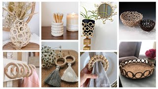 💡ابدعي في بيتك بحلقات ستائر و مسدس الشمع ✨️ افكار بسيطة و راقية #diy_decor #deco_idea #اعمال_يدوية