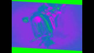 Pink Green Gummy Bear Robot Voice Upside Down Shake